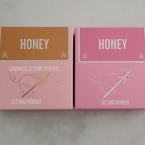 NIB Bundle of 2 Jeffree Star Magic Star Honey Powders: Luminous vs. Matte Finish